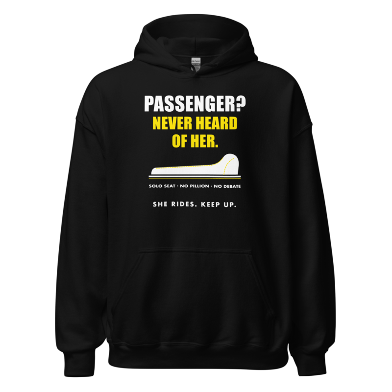 Passenger? Never Heard of Her. Women's Hoodie