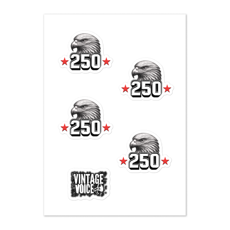 250 USA INDEPENDENCE decal sheet