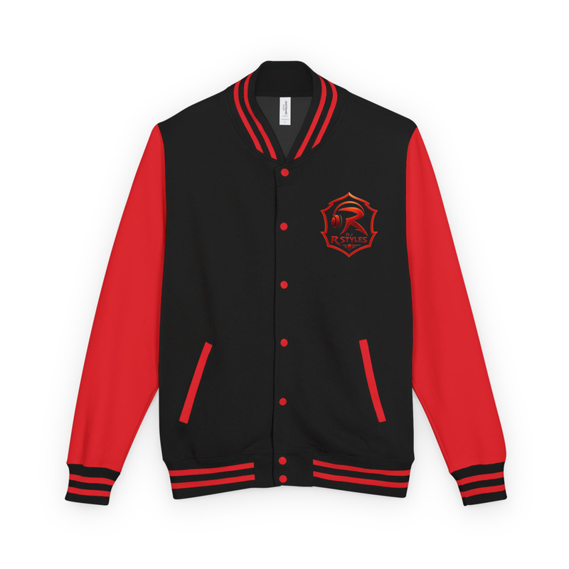 Heavyweight letterman jacket