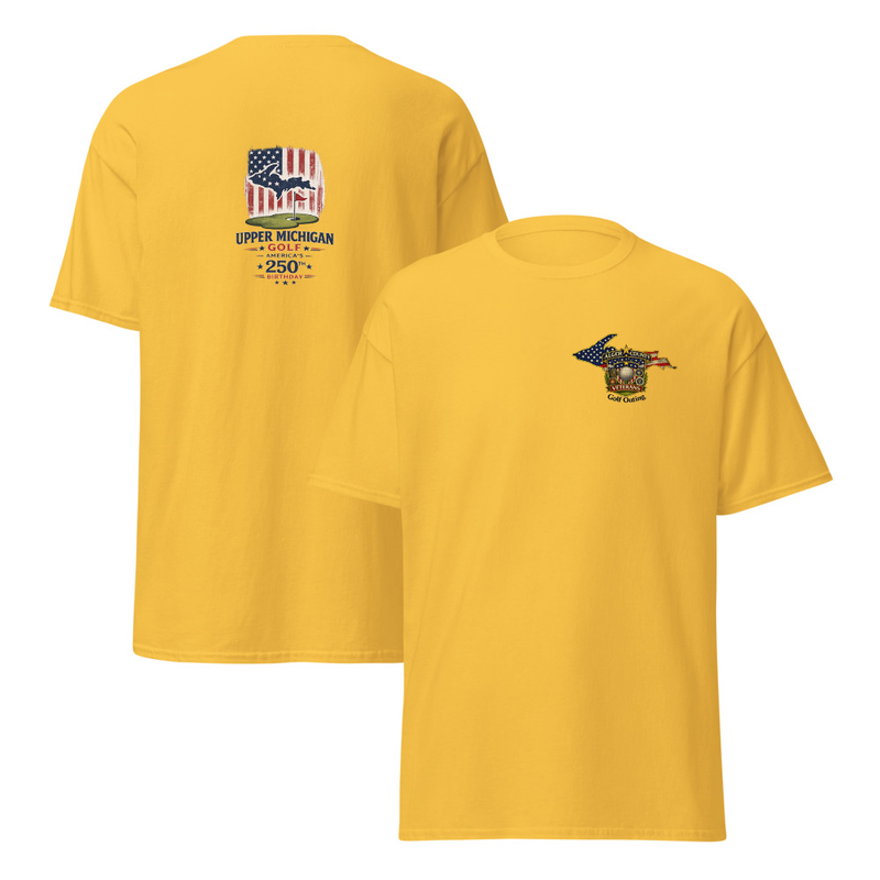 Alger County Veteran's Golf Outing Logo #4 Unisex classic tee – XL, Daisy