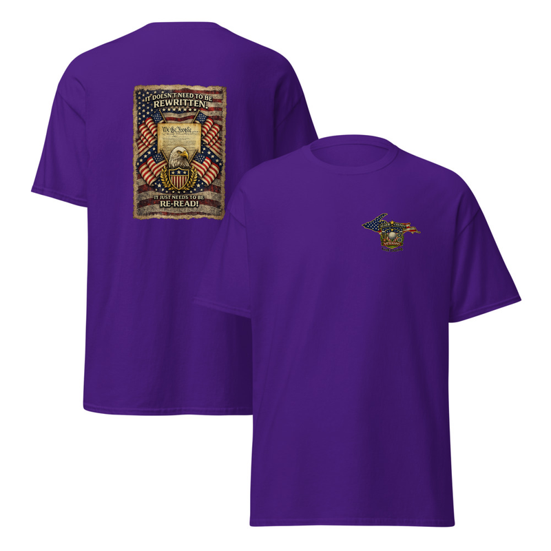 Constitution 250 Unisex classic tee – S, Purple
