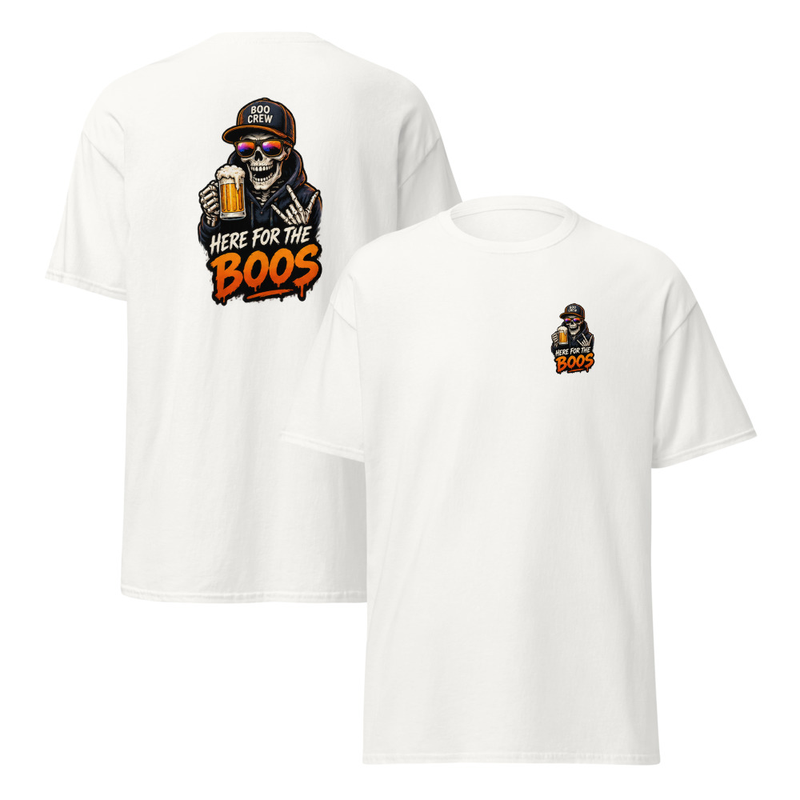 BMT Apparel Here for the Boos Unisex classic tee – S, White