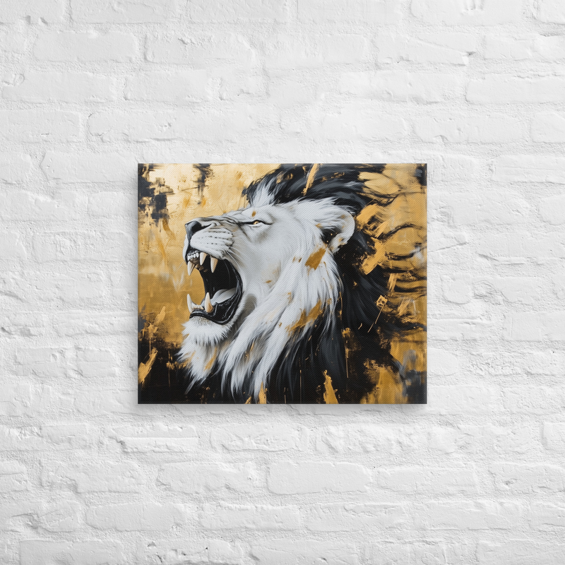 Lion Art on Canvas | Wall Art Decor