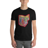 CLE HS1 FRONT - STAY #1 BACK Short-Sleeve T-Shirt / Black / S