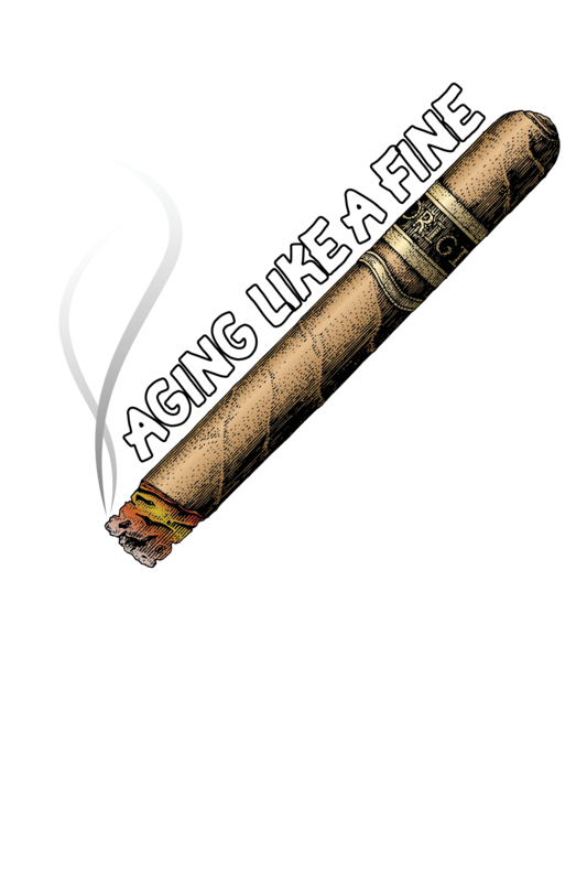 Aging like a Fine Cigar Short Sleeve T-shirt