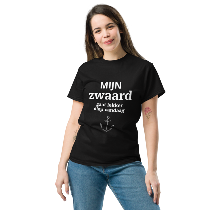 Mijn Zwaard - Unisex t-shirt — cadeau voor Skûtsje-liefhebber