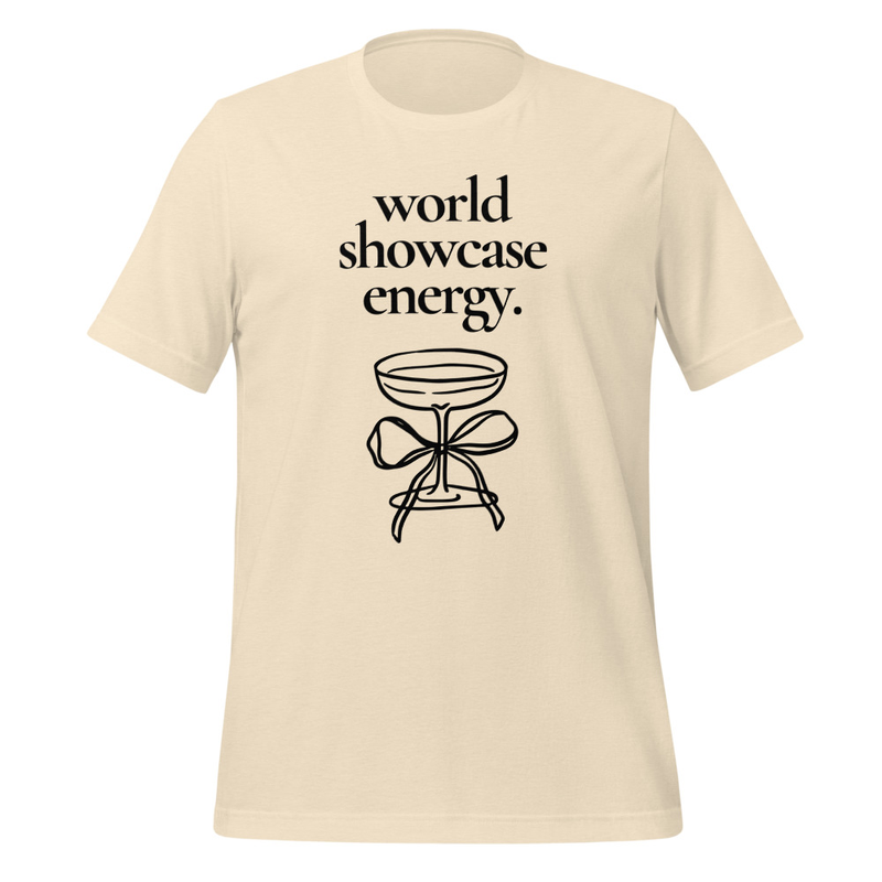 World Showcase Energy Tee – L, Heather Natural