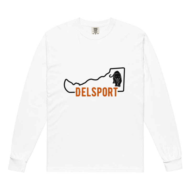 DELSPORT heavyweight long-sleeve shirt – M, White