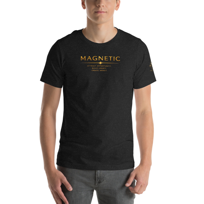 Magnetic 2 (Unisex t-shirt) – 4XL, Black Heather