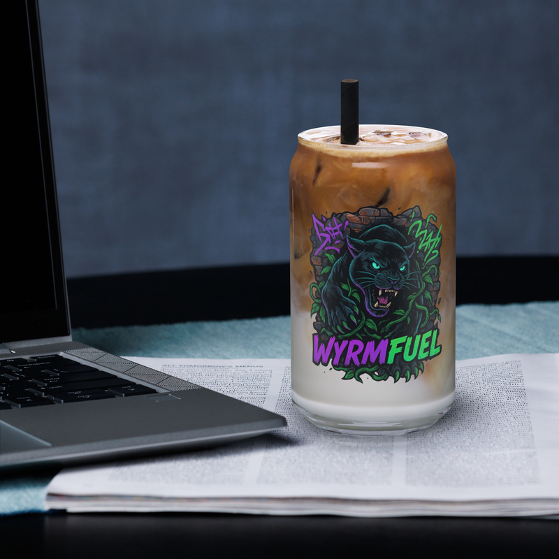 Urban Howl 16oz Can Glass back