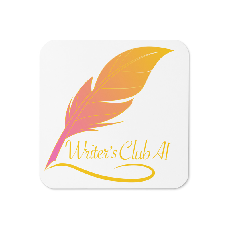 White Logo Coaster