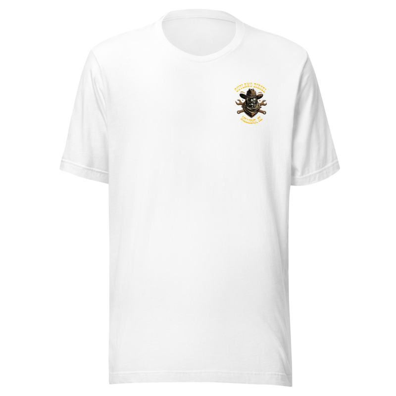 Outlaws Diesel Unisex t-shirt – XL, White