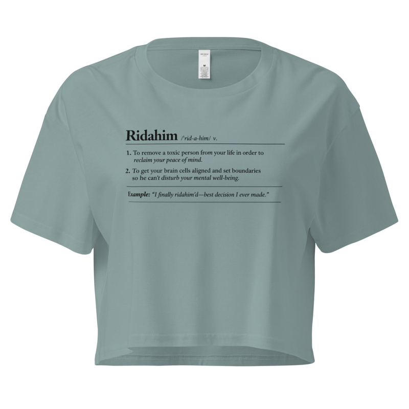 "Ridahim" - Women’s crop top