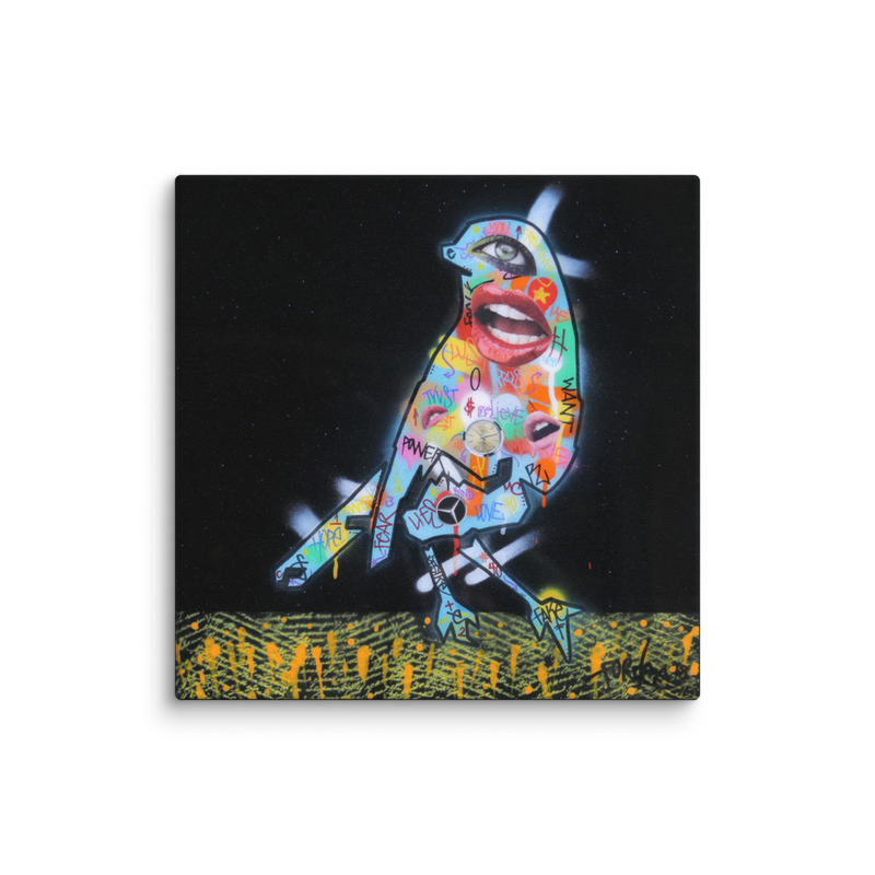 Birds Eye Canvas / 18″×18″