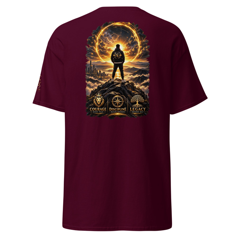 Elevation (Unisex classic tee) – M, Maroon