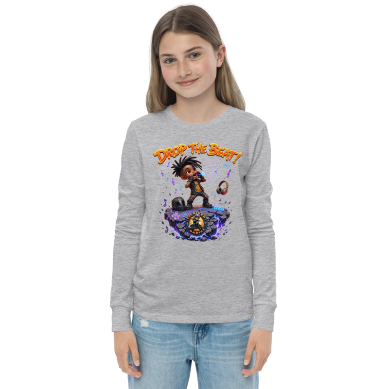 Kofi Drop The Beat Kids Long Sleeve
