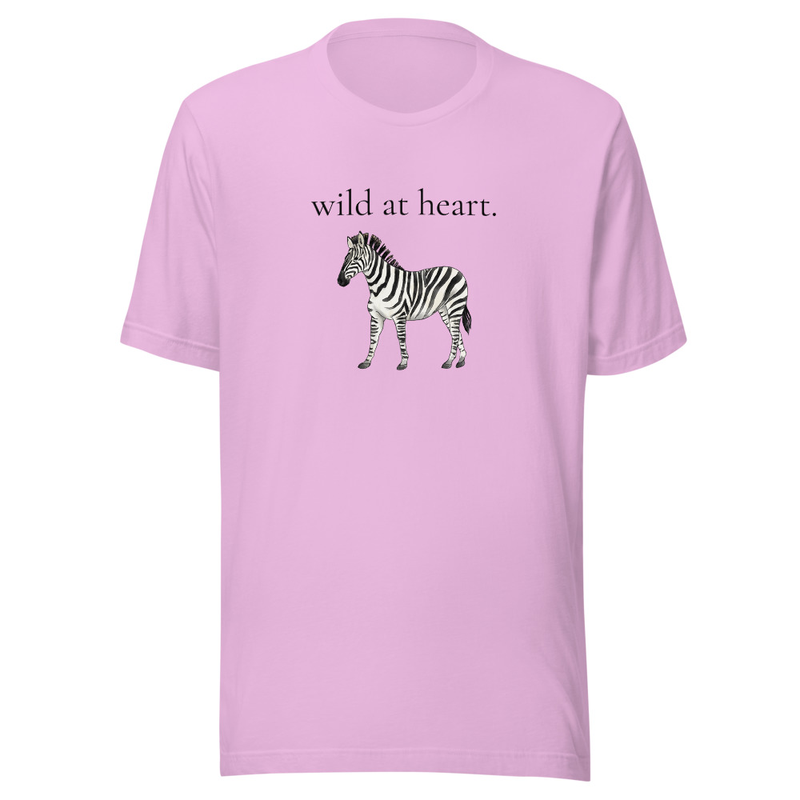 Wild At Heart Tee – S, Lilac