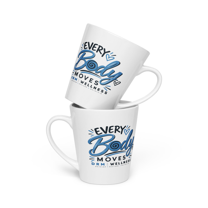 Every Body Moves Latte Mug 12oz | Movement for Every Body