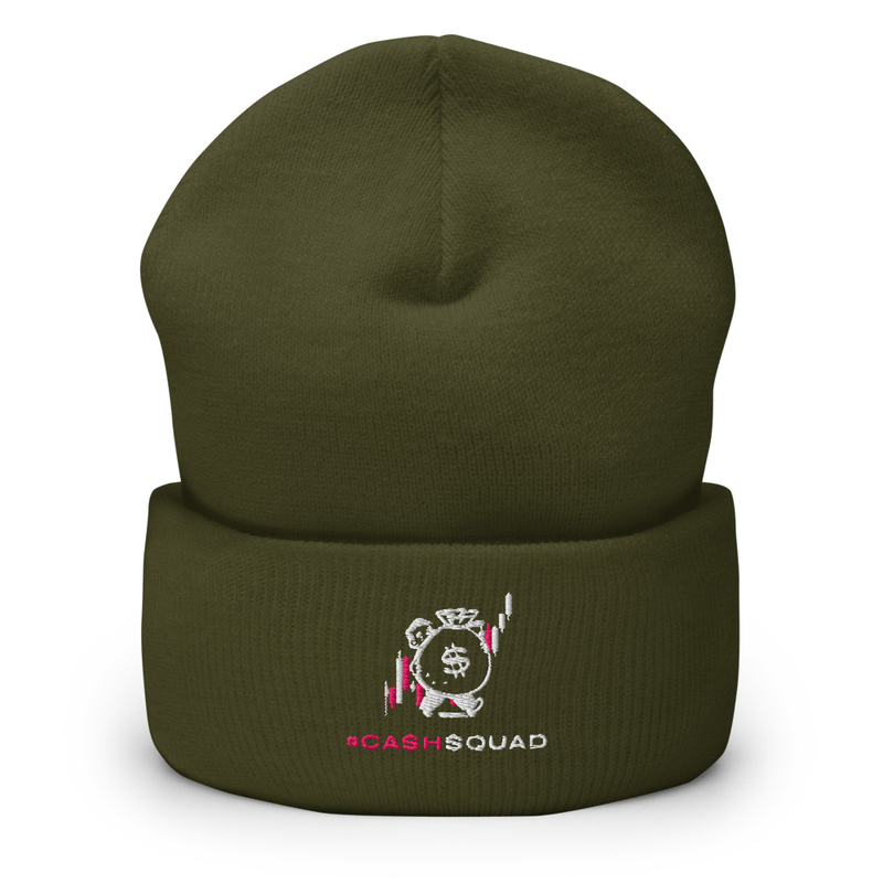 #CashSquad Beanie v.2 – One size, Olive