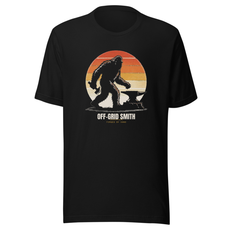Off-Grid Smith Tee — Blacksmithing merch