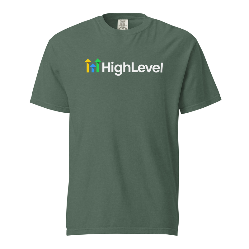 The OG HighLevel Logo Tee – S, Blue Spruce