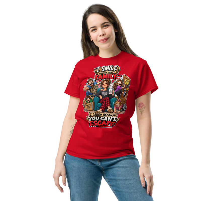 You can't scape - Unisex classic tee – XL, Red