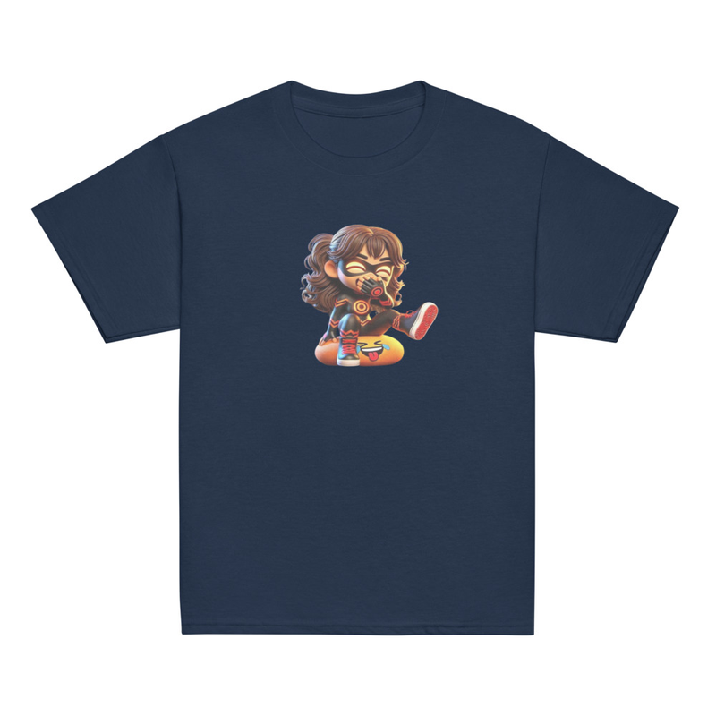 Lora Youth classic tee – XS, Navy