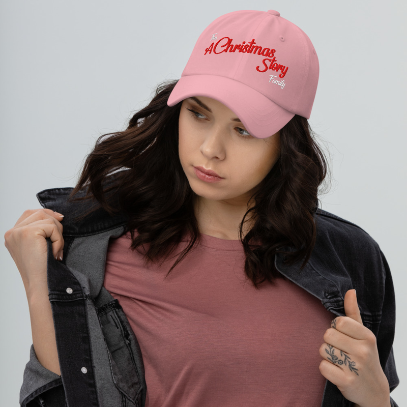 Christmas Story Family Dad Hat – Not Just for Dads!  – One size, Pink