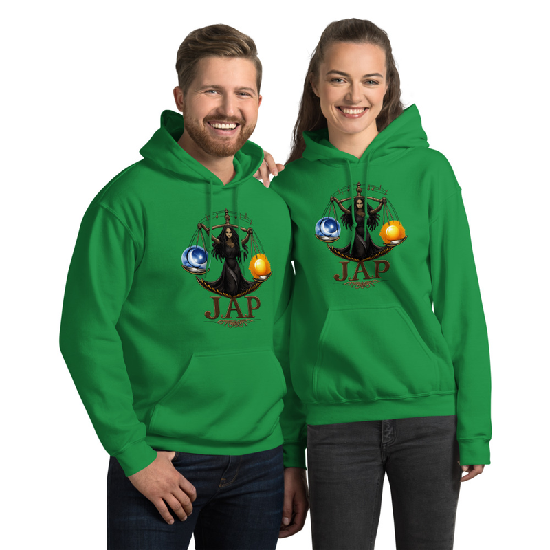 J.A.P Goddess Unisex Hoodie – S, Irish Green