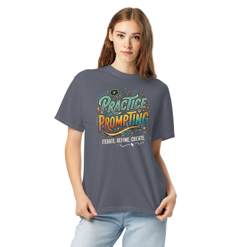 Practice Prompting – M, Denim