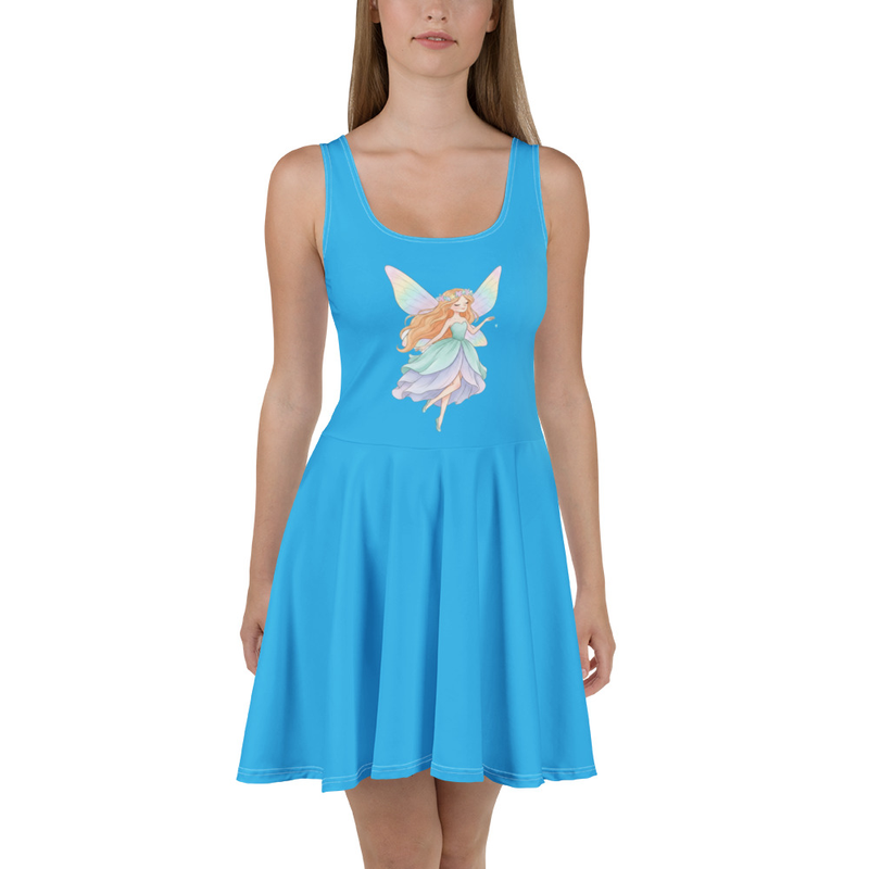 Fairy Dreams Sleeveless Skater Dress | Recycled Flared Fit & Twirl Dress for Women