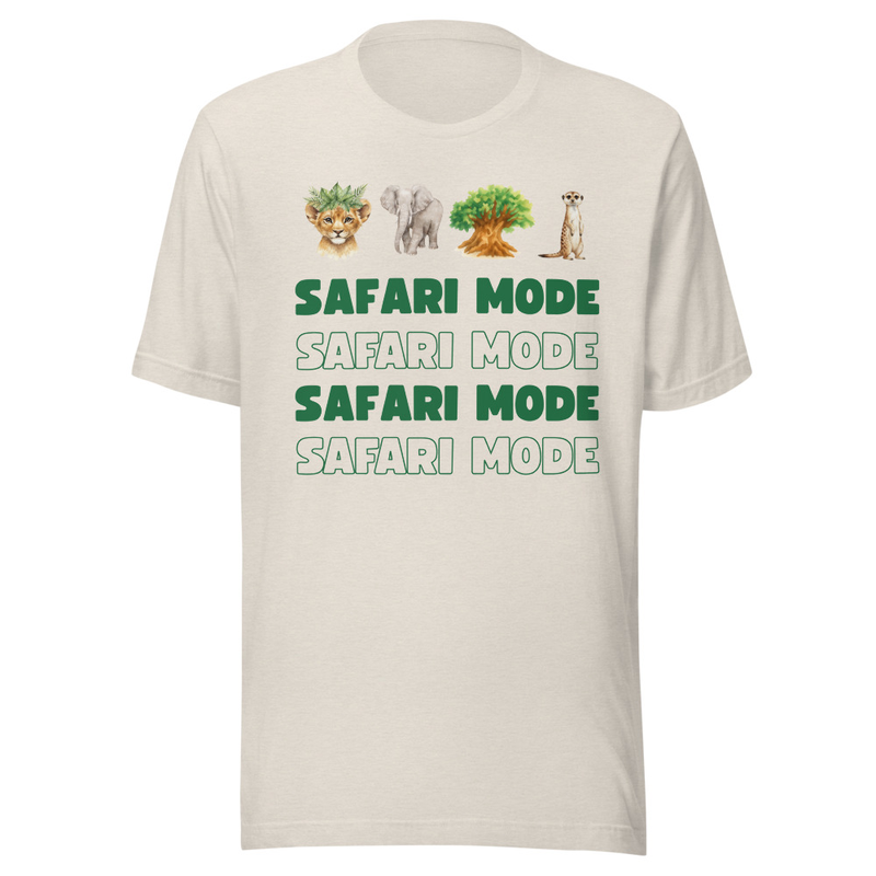 Safari Mode Tee – 2XL, Heather Dust