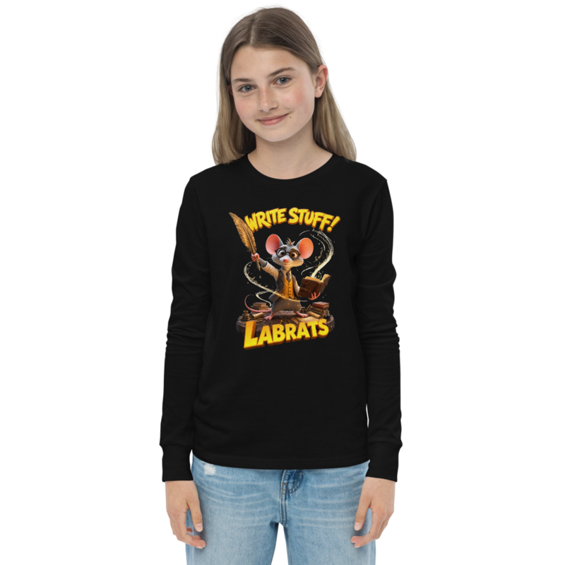 Quill Scribblesnout Write Stuff Kids Long Sleeve