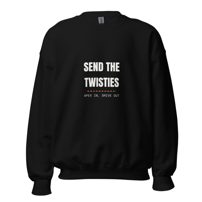 SEND THE TWISTIES Crewneck mockup