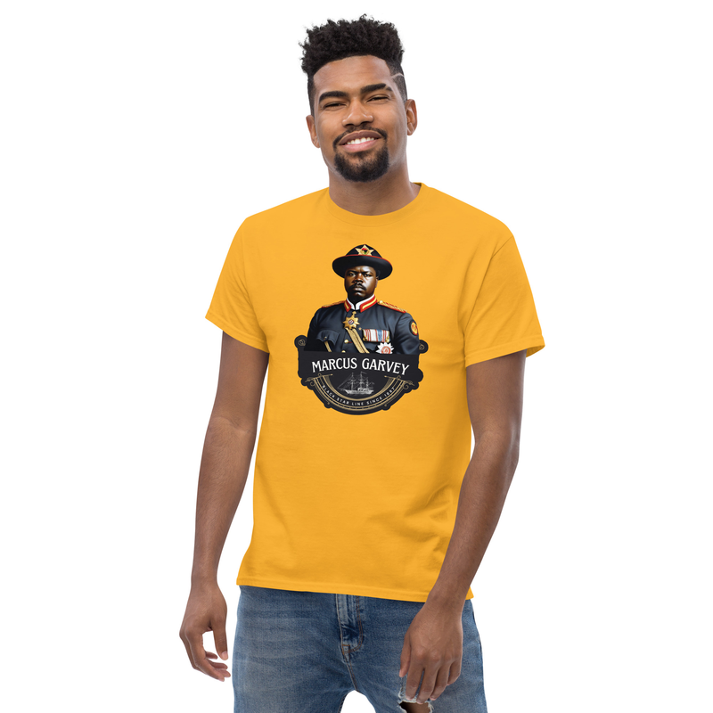 Marcus Garvey Vintage Men's classic tee – S, Gold