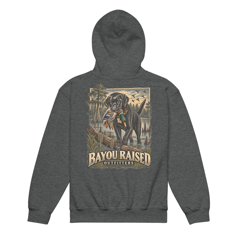 Youth Bayou Retriever Hoodie view 3 of 4