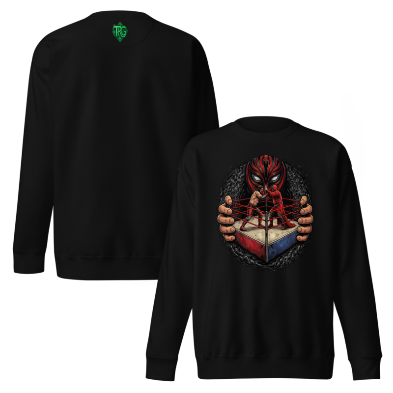 Heel Who Dictates Black Unisex Premium Sweatshirt