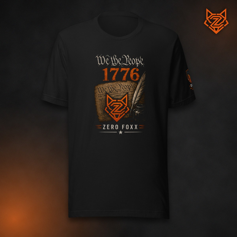 1776 — Parchment & Quill | Tee — Front