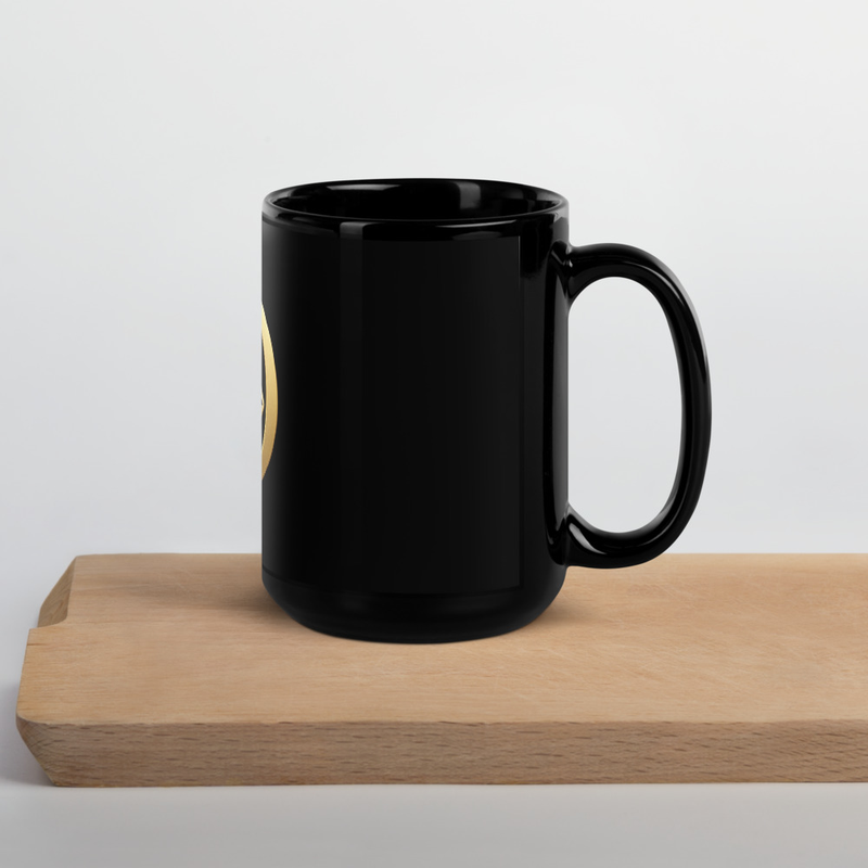 Black Glossy Mug – Image 3