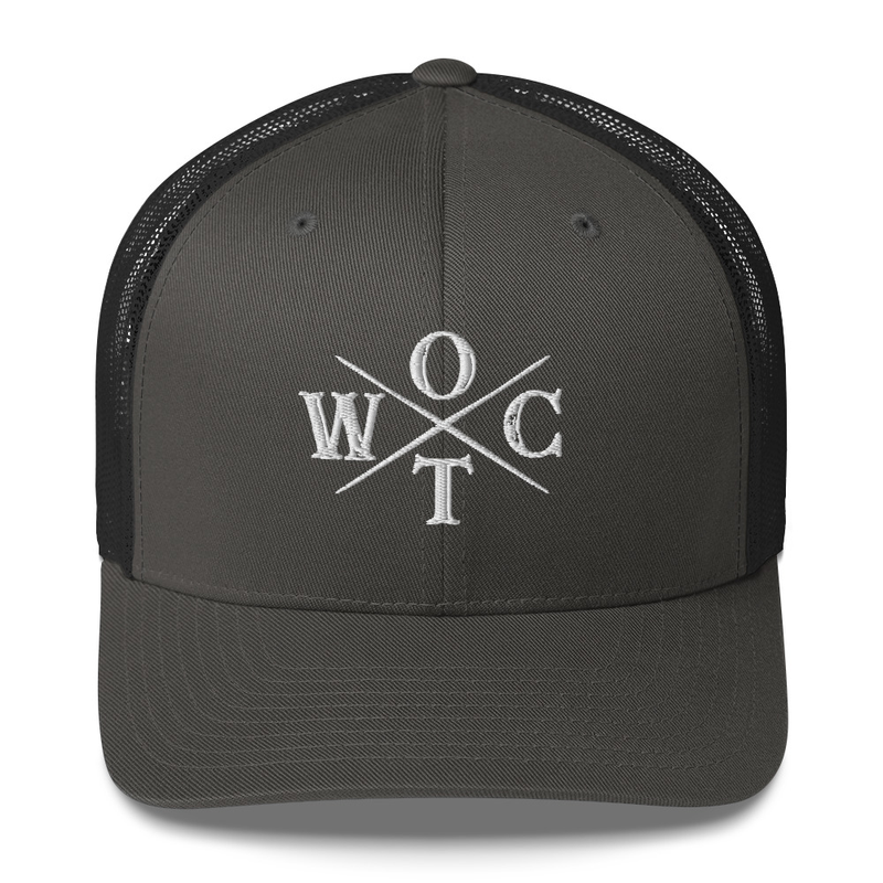 OTWC - Trucker Cap - White Text – One size, Charcoal