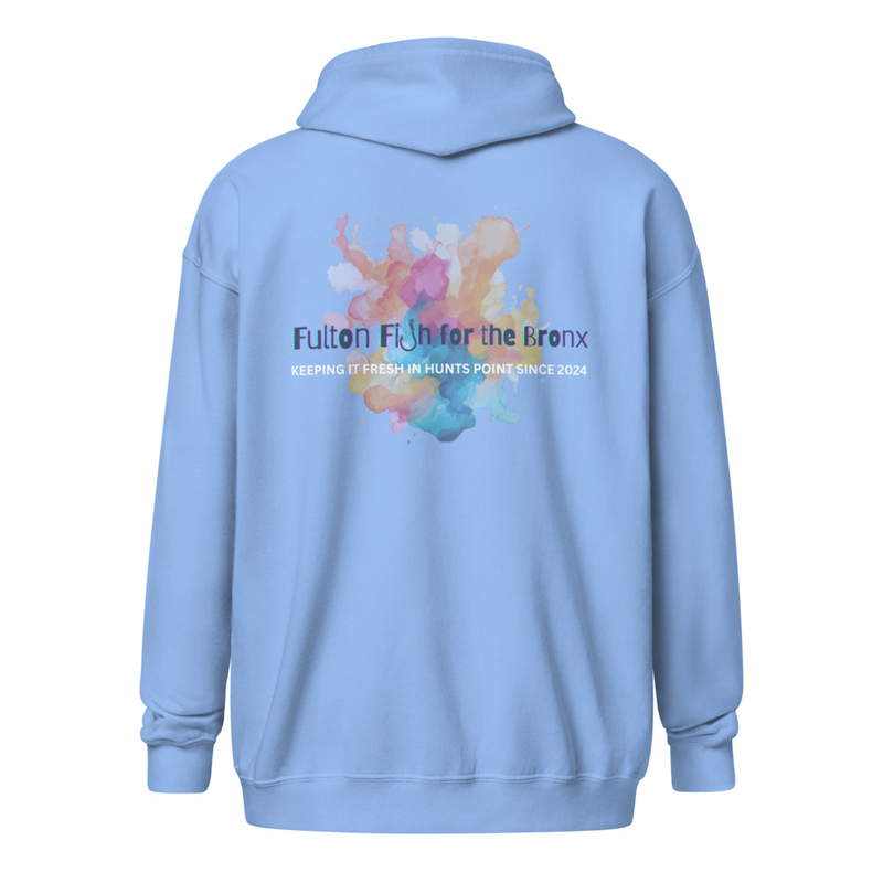 Fulton Fish for the Arts Zip-Up Hoodie