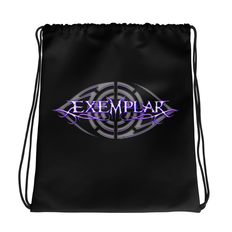 Gradient Exemplar Eye Drawstring Bag