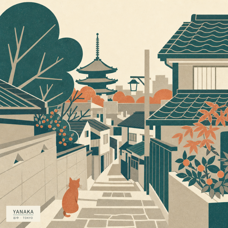 Yanaka（谷中）のアートワーク