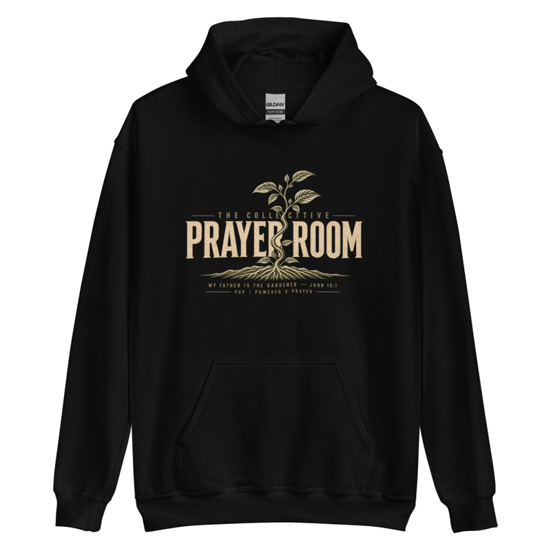 Unisex Hoodie Prayer Room – S, Black