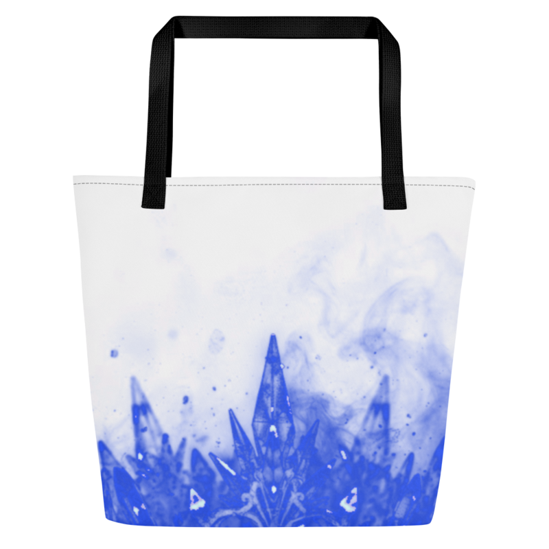 Uncle Benny ® Ice Crystal Tote Neon Blue EST. 2020