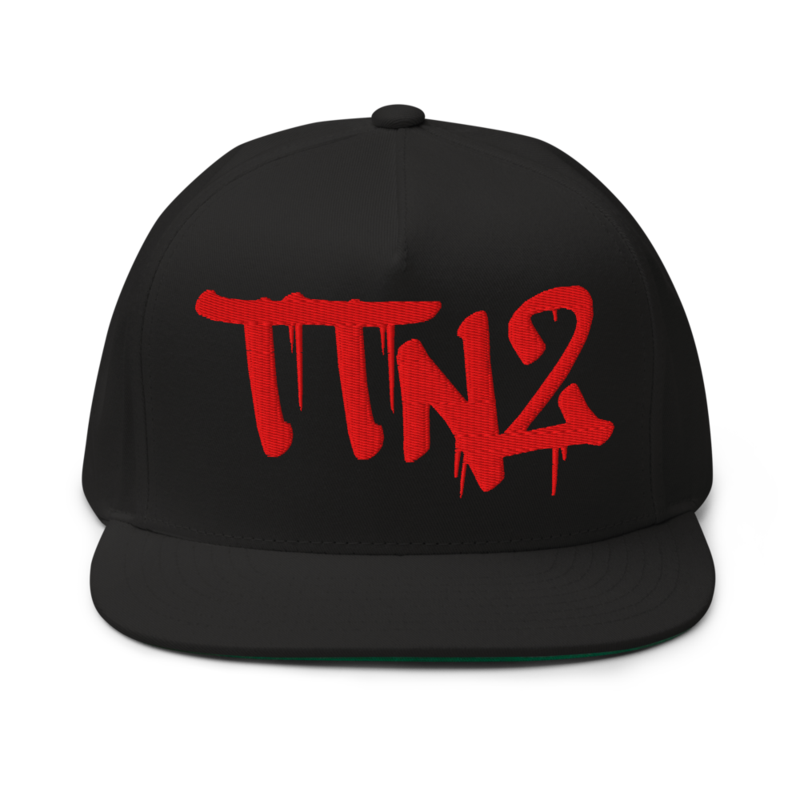 TTN2 RED TXT SNAPBACK