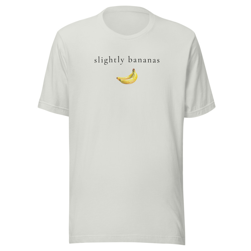 Slightly Bananas Tee – 2XL, Silver