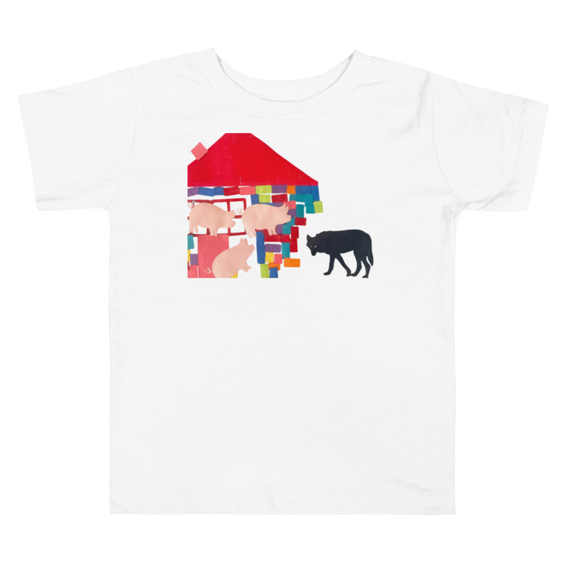 The Wolf - Toddler Tee – 2T, White