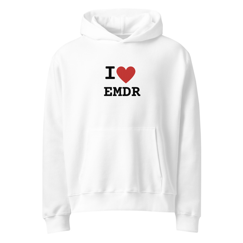 I love EMDR Oversized Unisex heavyweight hoodie
