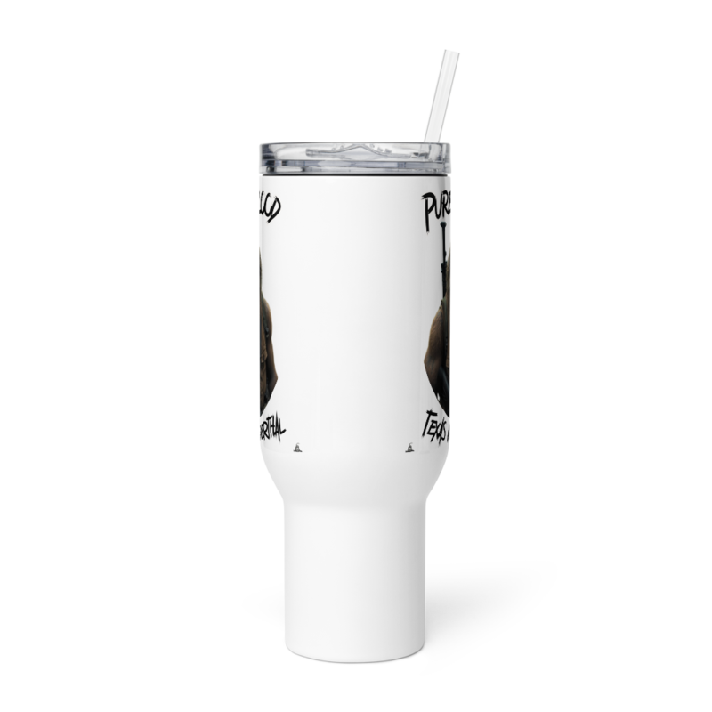 Pure Blood Texas Neanderthal  - Travel Mug – 40 oz, White